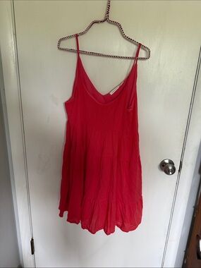 Altar'd State Coral Red Dress - XS